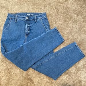 Old Navy sky hi straight jeans